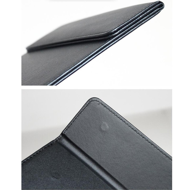 A4 Office School Supplies Notebooks Writing Pads Clipboard PU Leather Business Financial School Plastic Signature Book High End