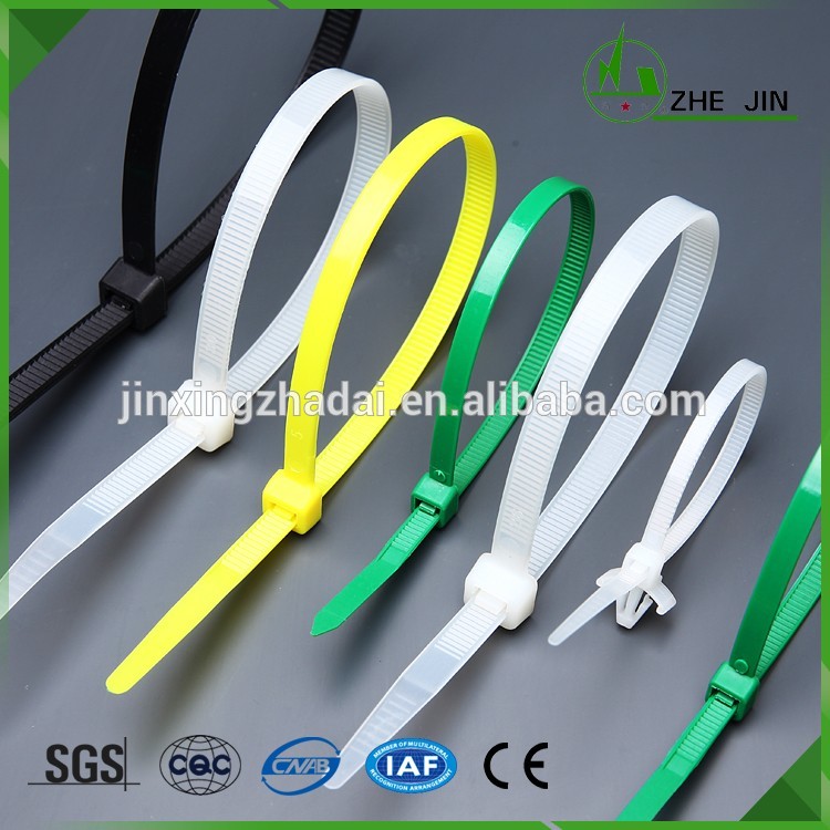 Zhe Jin China Manufacturers High Quality Originality Self Locking Plastic Stainless Steel Cable Tie