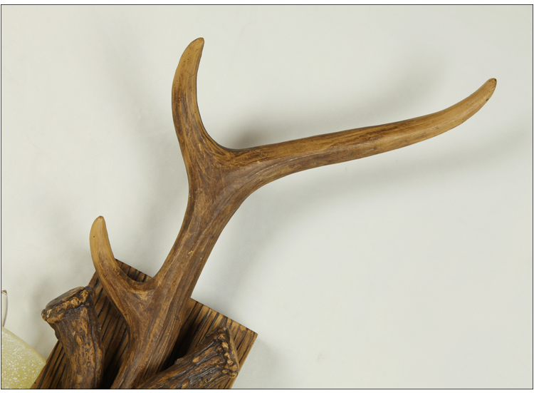 Morino Lighting Rustic Deer Horn Antler Wall Sconce 2 Light Fixtures