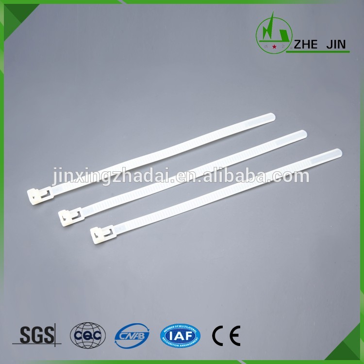 Zhe Jin China Factory Professional Made Releasable Printed Plastic Nylon Cable Tie