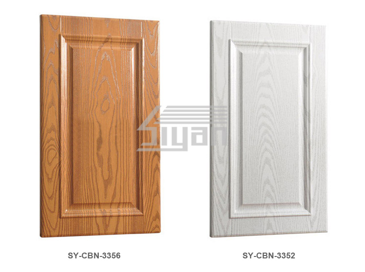 Chinese wood grain waterproof wooden antique cabinet door