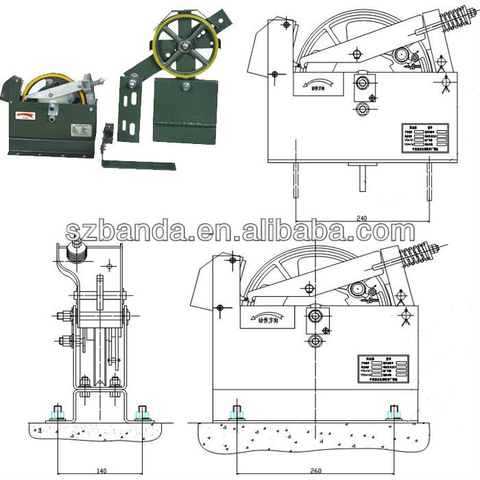 Elevator Overspeed Governor / Lift Speed Governor