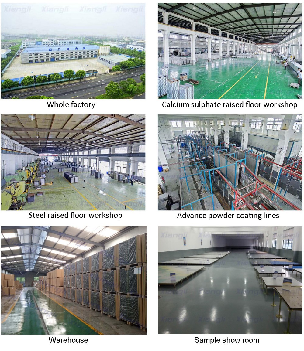 changzhou metal raise floor tiles with pedestal and stringer