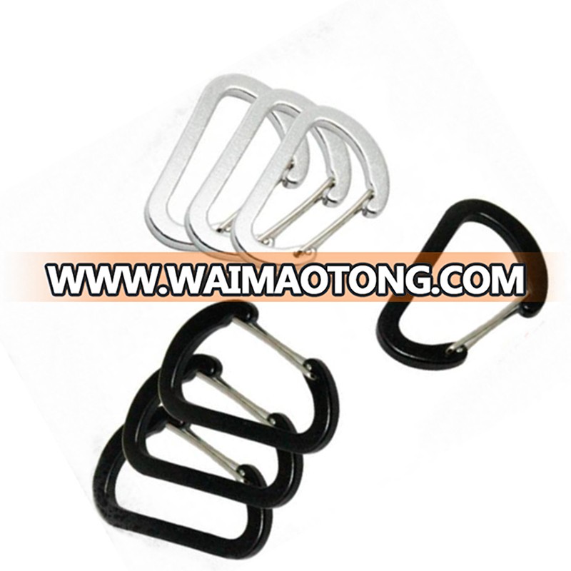 HXY Factory Direct Outdoor Portable Wholesale Mini Aluminum Carabiner Clips With Competitive Price