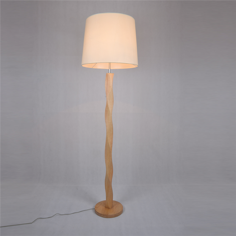 MG 5102 wood simple style modern living room bedroom floor lamp