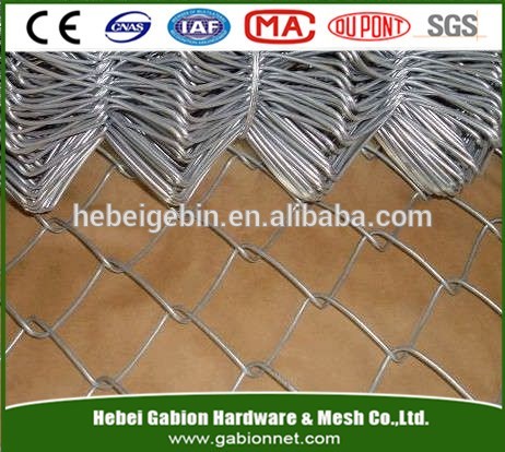 6' x 50' Galvanized Chain link fence for boundary wall for sale