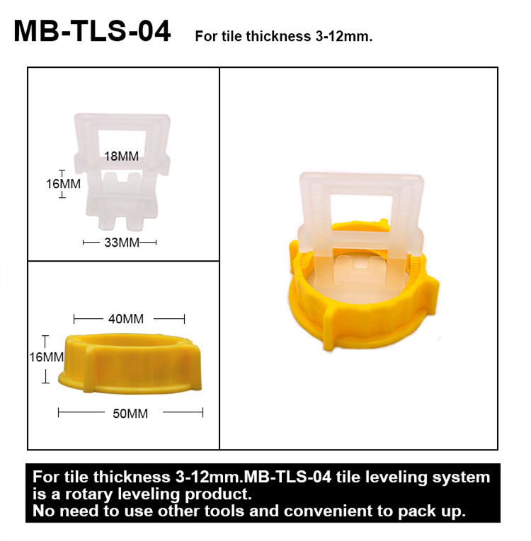 Ceramic Leveler for wall and floor