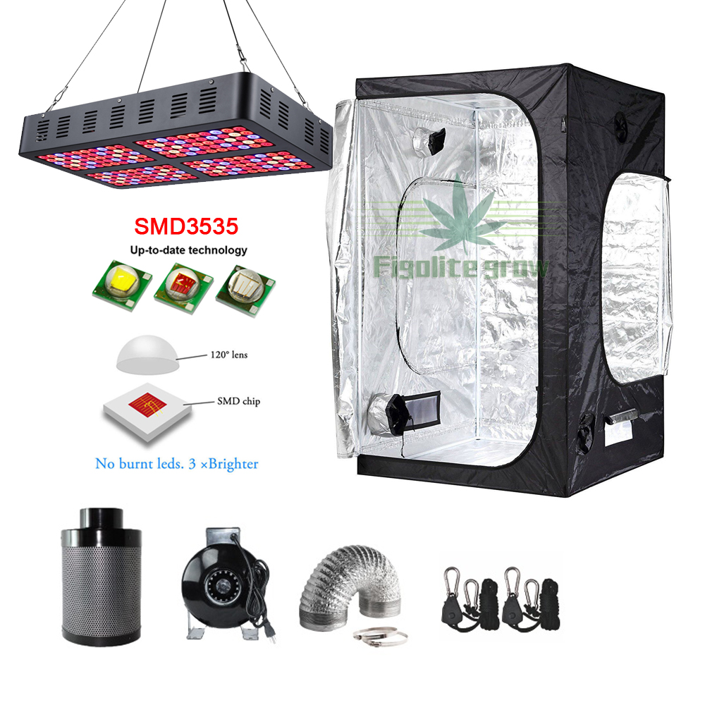 Indoor mushroom grow tent hydroponics complete kit 60x60x120