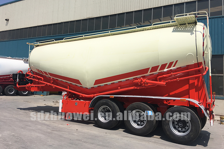 Factory 3axle 40CBM Bulk Tanker Cement Silo Transport Trailer