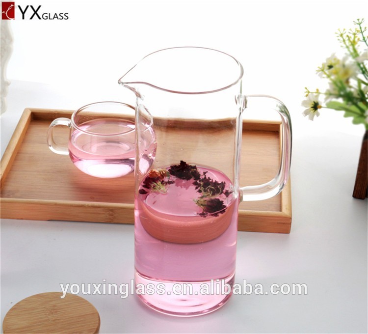 Non-electric 1500ml Borosilicate Cool Glass Water Kettle