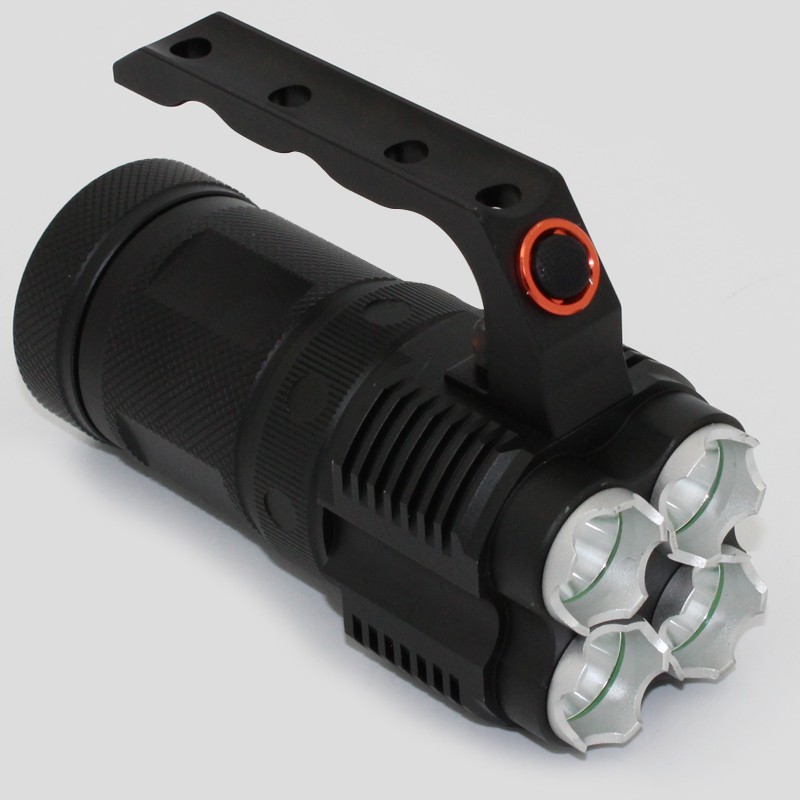 Camping Flashlight Led 4 * Crees XM-L2 LED 4500 Lumens Light 40W Rechargeable Torch Lamp Flashlights