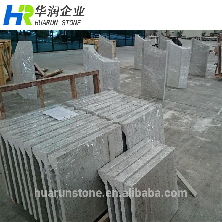 Bethel White Granite Stone Fencing, Facing, Curtain Walls