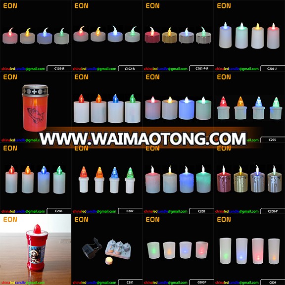 C703 Cheap dangcing flame / moving flame led Wax Candle