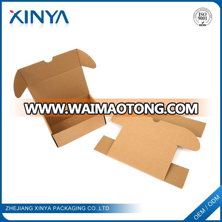 XINYA Wholesale Products Promotional Folding Brown Paperboard Gift Packaging Boxes Carton