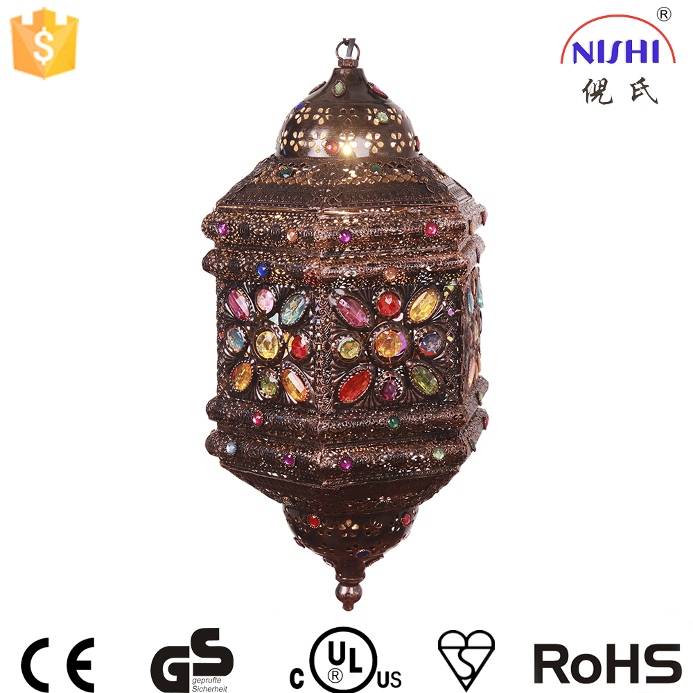 Antique Moroccan cooper color pendant hanging lamps NS-124027