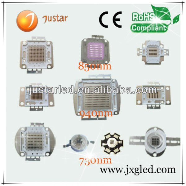 high lumen rgbw high power with Epistar/Bridgelux 45mil chip 30w led chip