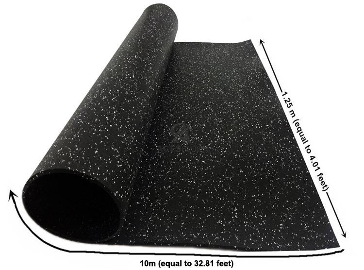 EPDM Speckles Rubber Floor Matting for Indoor GYM and Fitness