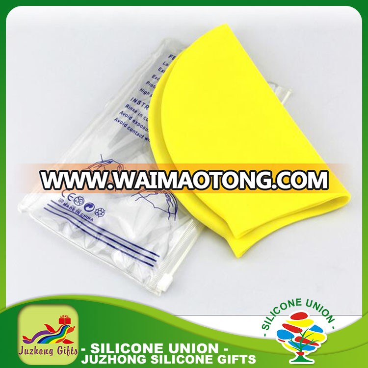 Hot sell wholesale promotion waterpoof silicone swimming cap