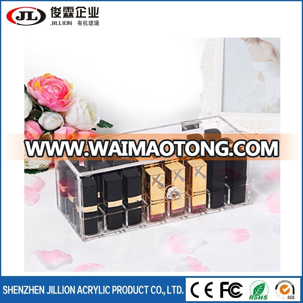 Acrylic Makeup Lip glosses Lipstick Organizer Made in China