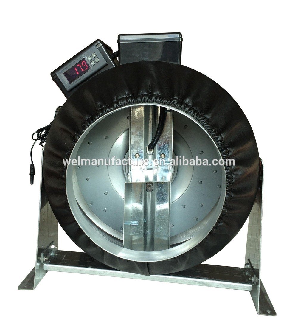 Hyroponics mechanical temperature contol centrifugal inline duct fan