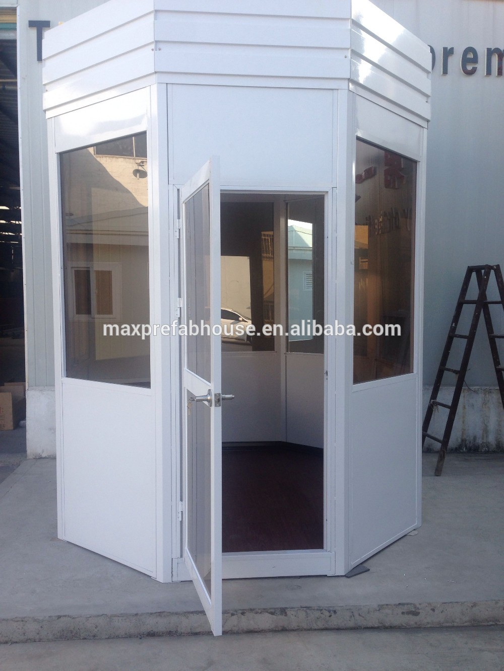 G8 prefabricated prefab portable booth kiosk design