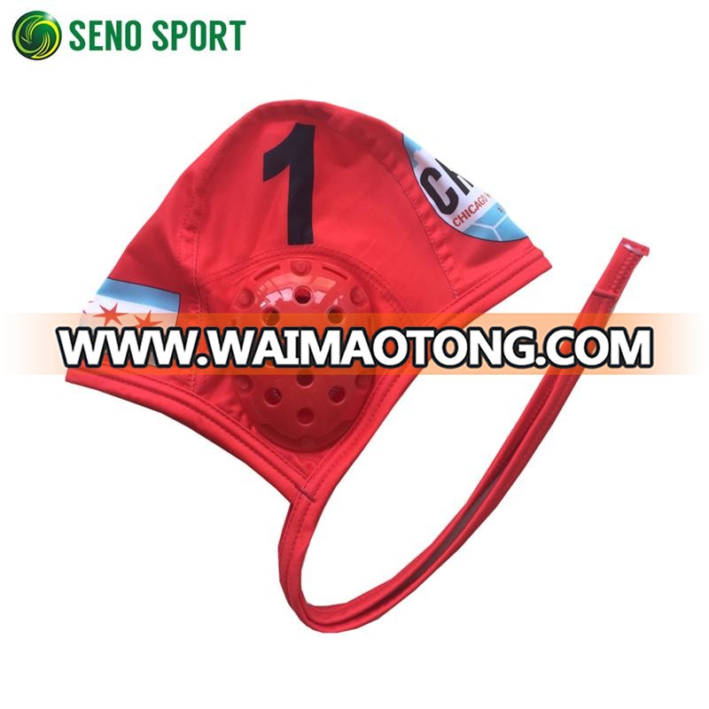 Fashion Logo Imprinted Water Polo Swimming Caps For Children