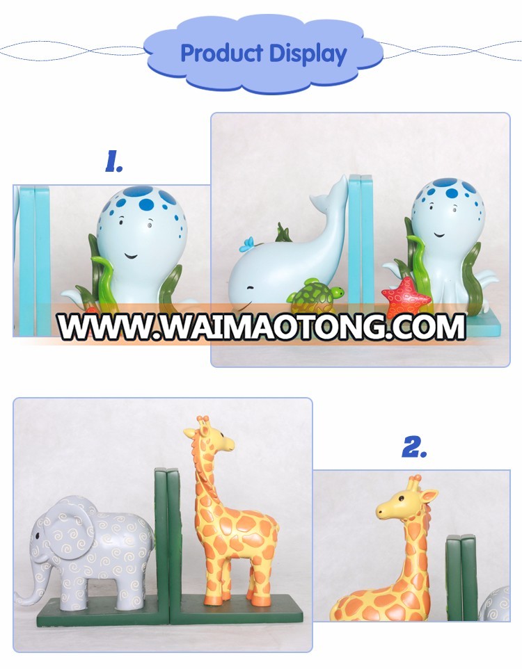 OEM service Customized design rocket shape airship cheap Bookends