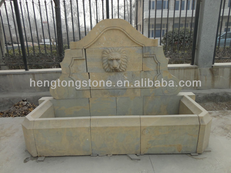 Stone Carving Outdoor Wall Fountain