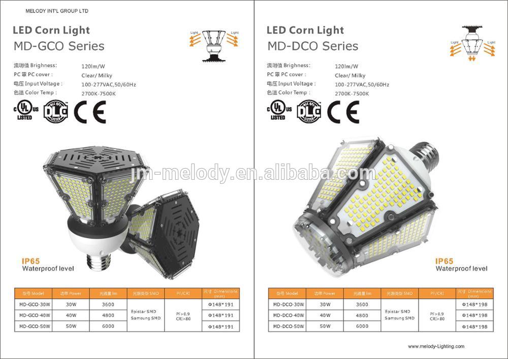 40W -150 200W LED Corn Light LED Corn Bulb Lamp E26/E27/E39/E40 Retrofit 110V 277V 347V