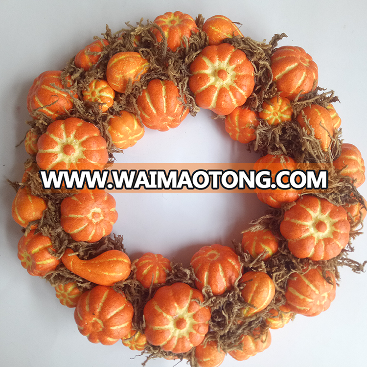 Autumn Harvest Pumpkin Decorative Wreaths