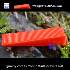 red tile wedges,Plastic Wedges,100PCS/BAG