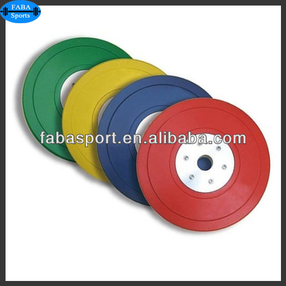 weight lifting rubber olimpic bumper plate