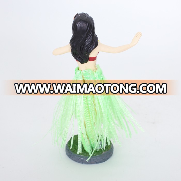 China wholesale polyresin hula girl dashboard bobble heads