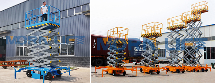 14m mobile portable hydraulic scissor lift