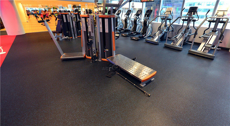 Shock-proof Elastic Fitness Rubber Flooring Matting with Free Samples