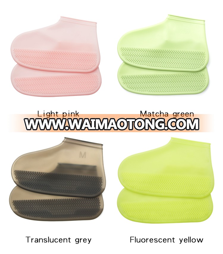 Waterproof silicone shoe cover for men and women