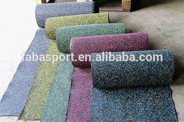 colorful rubber flooring