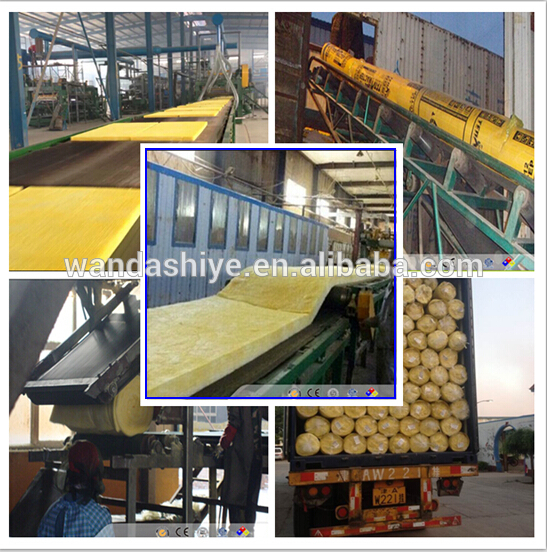 Sound isolation glass wool