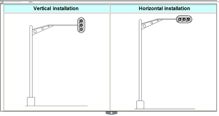 PC 200mm LED traffic lights full ball without lens