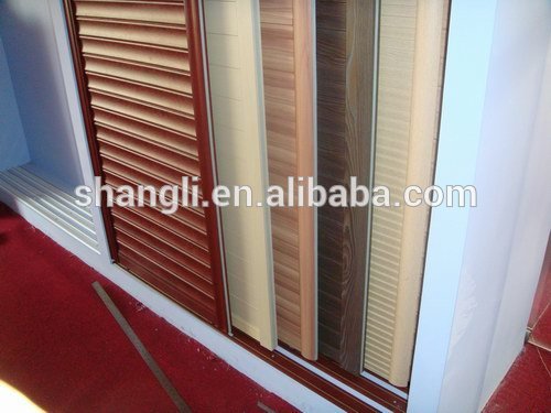 Aluminum vertical profile for wardrobe sliding door