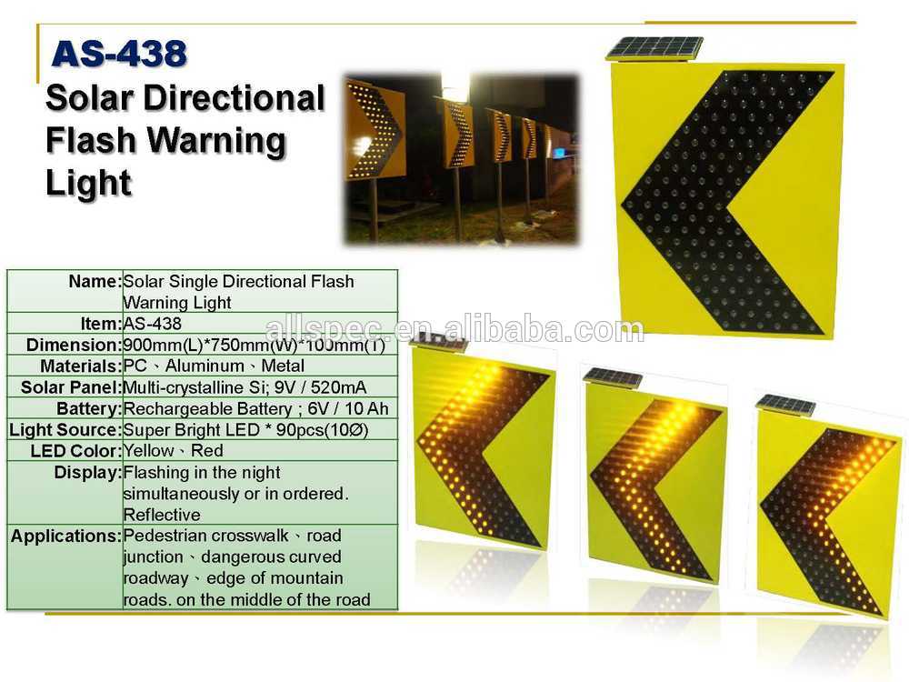 vietnam philippine solar power chevron flashing sign board led traffic lights