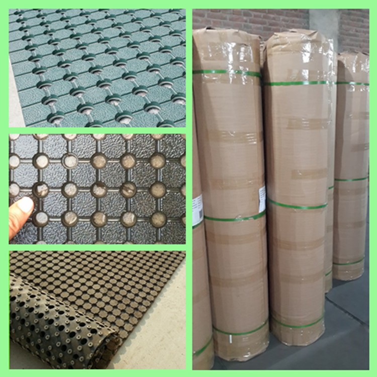 corrosion resistant wide ribbed rubber floor mat