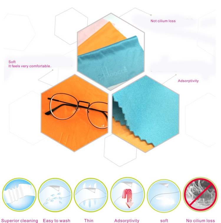 eye glass magic polyester cleaning cloth