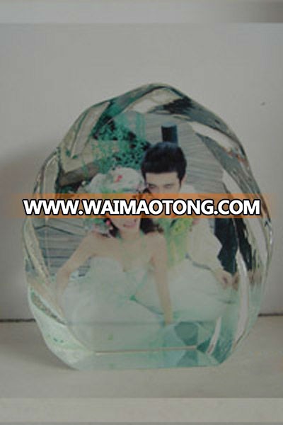 new design Rotating crystal photo frame