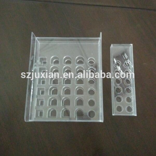 Acrylic lipstick display stand/Plexiglass cosmetic display shelf/PMMA Makeup display rack