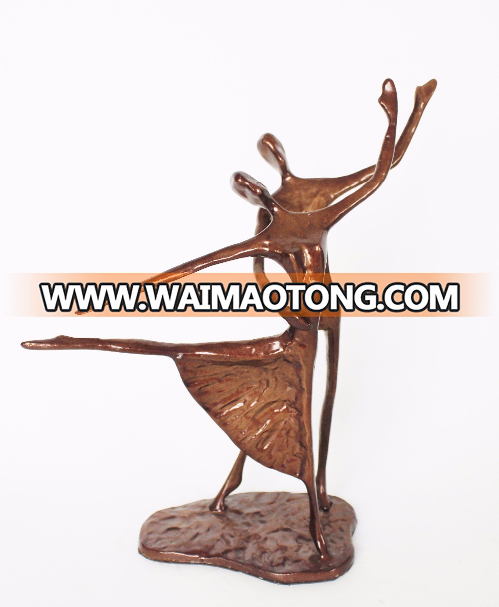 new products bronze sculpture decorative fishing statue for sale