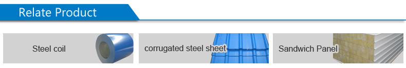 Prefab house types of steel coils