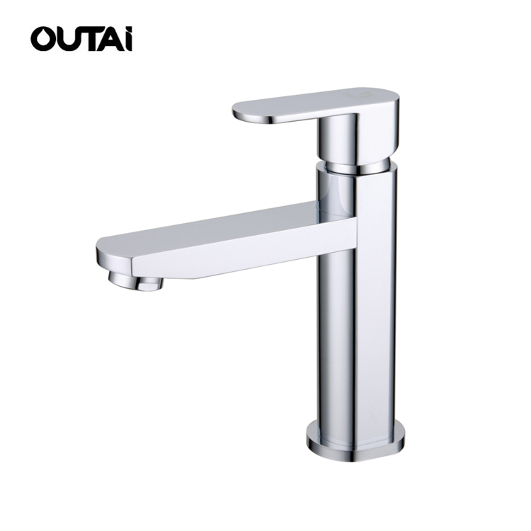 Luxury brass basin water high grade deck mount bathroom taps faucet for sink