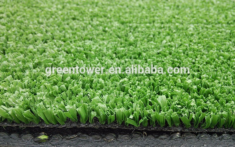 10mm Pile Height Synthetic Grass Artificial Turf Grass For Tennis Court