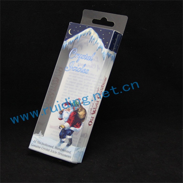 sliver printing clear cellphone  Plastic Package Boxes